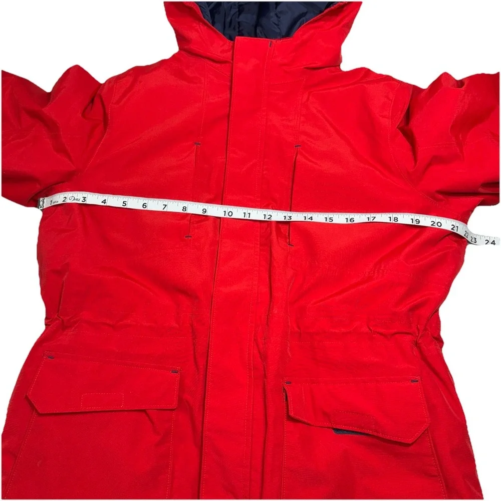 Lands' End 3 In‎ 1  Winter Coat Hooded Puffer Jacket Grow-A-Longs Size L 14H-16H